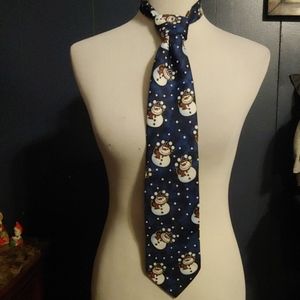 Snowman Necktie